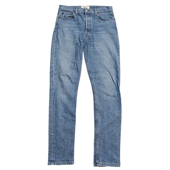 Reformation Jeans Women 29 Blue Selena High Waist Skinny in Maya Button Fly - Picture 1 of 8